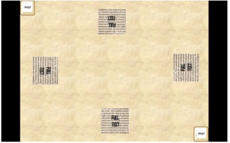 Figure 4.9. Sample page from paper prototype 2 