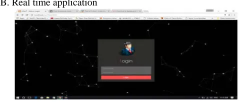 Fig 4: The Dashboard of the Admin. This Dashboard have the advanced features such as  