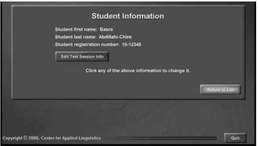 Figure 4. Edit student information