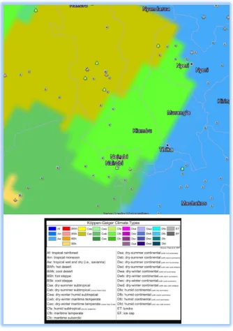 Figure 6 Köppen-Geiger Climate Type 
