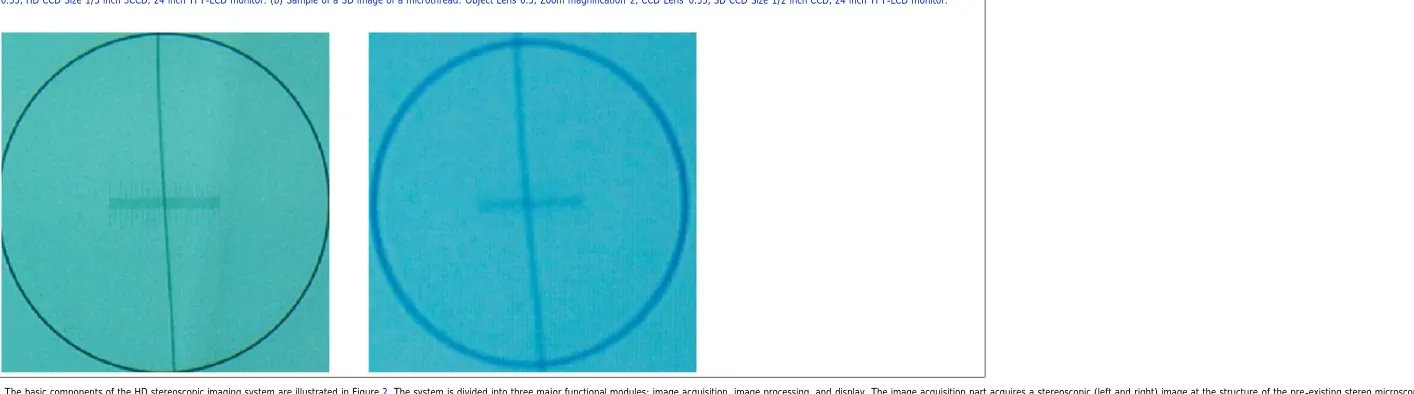 Figure 1  Microthread image samples for comparing the limit of the resolution with HD and SD images