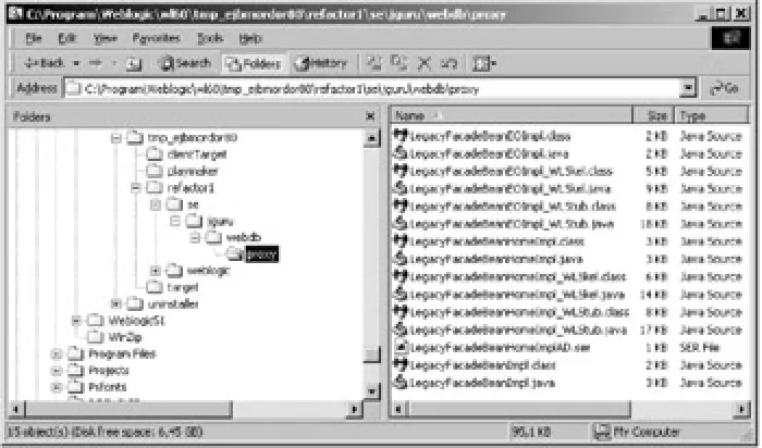 Figure 10-12 shows a DataSource definition that maps a JNDI name (legacyDataSource) to a particular JDBC ConnectionPool (cloudscapePool)