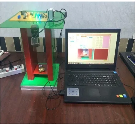 Figure 16(c).  System model for walkthrough metal detector with personal computer (PC)  