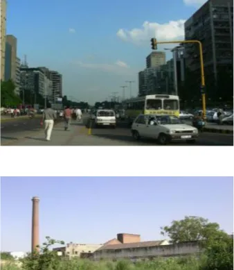 Figure 2: Art projects on Barakhamba Road 