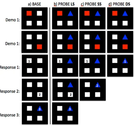 Figure 1.3   An exemplar LS-DS trial depicting the Top left → Bottom right → Top right configuration