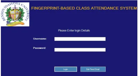 Figure 5 Login form 