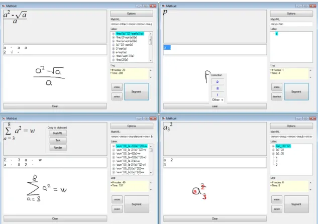 Figure 2.10: Interface of MathLet v2