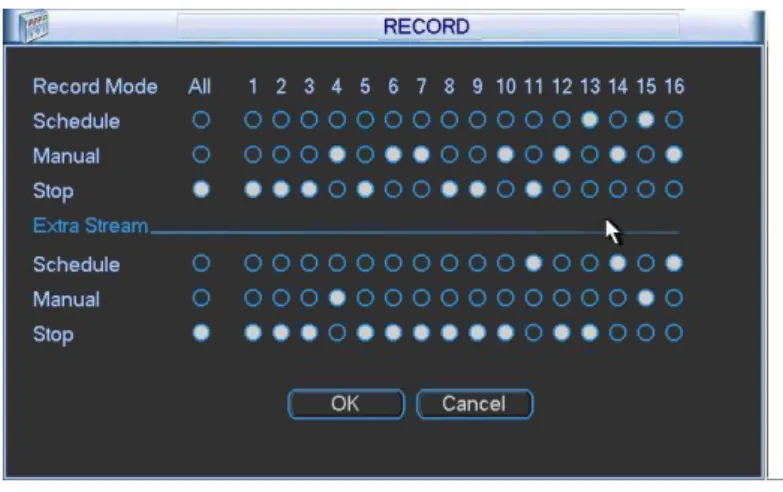 Figure 2-7  2.3.3 Enable/disable record 