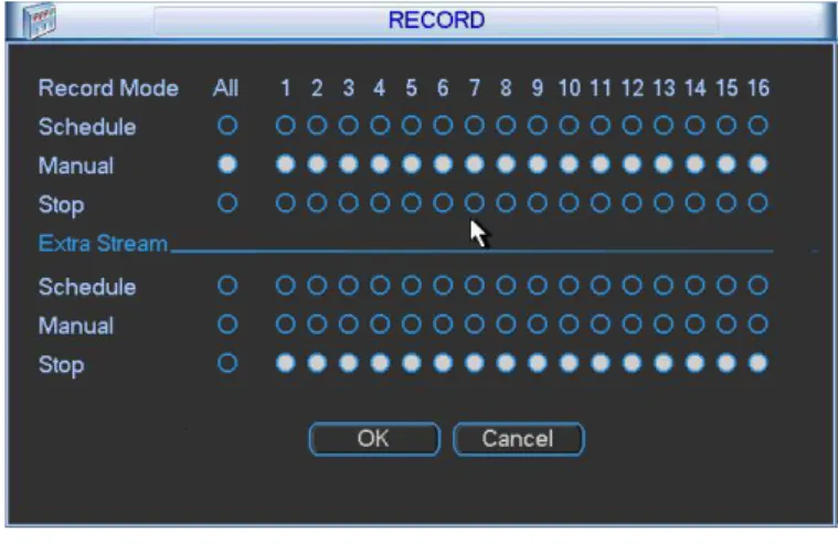 Figure 2-10  2.3.5  Stop all channel recording  