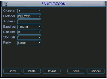 Figure 6-5  After completing all the setting please click save button.   