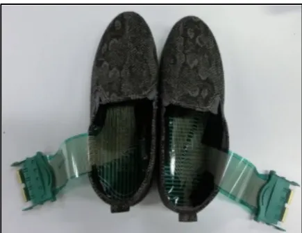 Figure 3. The in-shoe pressure system (Pressure sensor). 