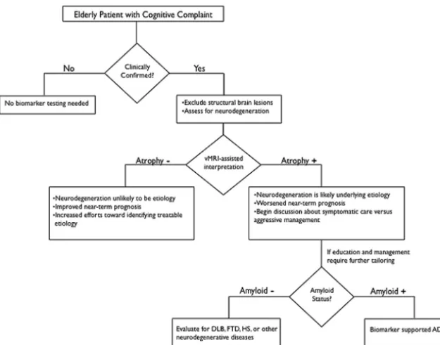 FIG 2. Recommended decision tree for evaluating the elderly patient with a cognitive com-plaint