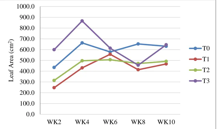Figure 4: Effect of Different Tillage Practices On the Leaf Area of Potato 