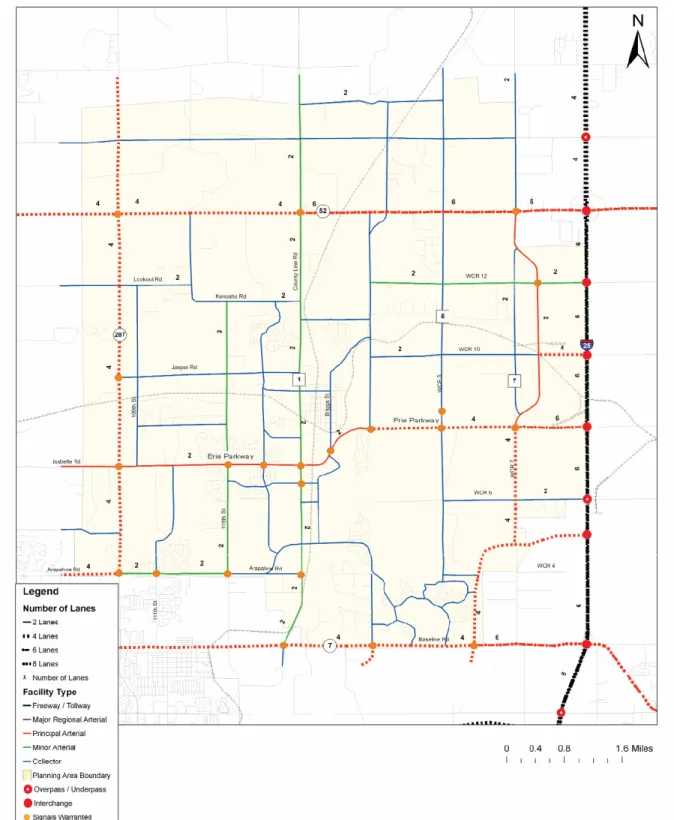 Figure 2: Signalized Intersections in the 2030 Roadway System Plan 