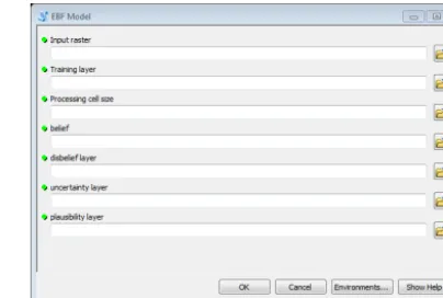 Figure 6. Graphic interface of the EBF tool.