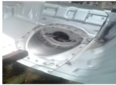 Fig. 1 Panel spring housing assembly  