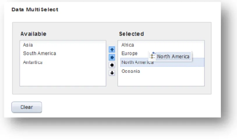 Figure 12:Content editor  widget with drag-and-drop  support 