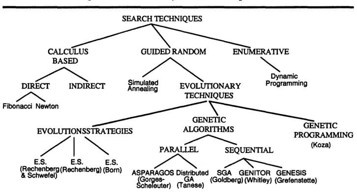 Figure 2.1 - Classes o f search techniques