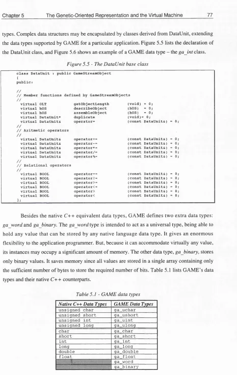 Figure 5.5  -  The DataUnit base class