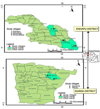 Figure 1. Map of the study area. 