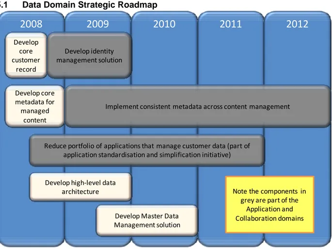 Figure 4 - Data Domain Strategic Roadmap 