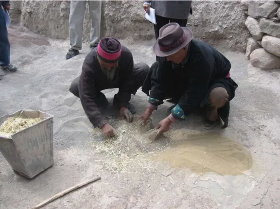 Figure 4 Preparation of raw material at site  Source: Kuang Han Li 