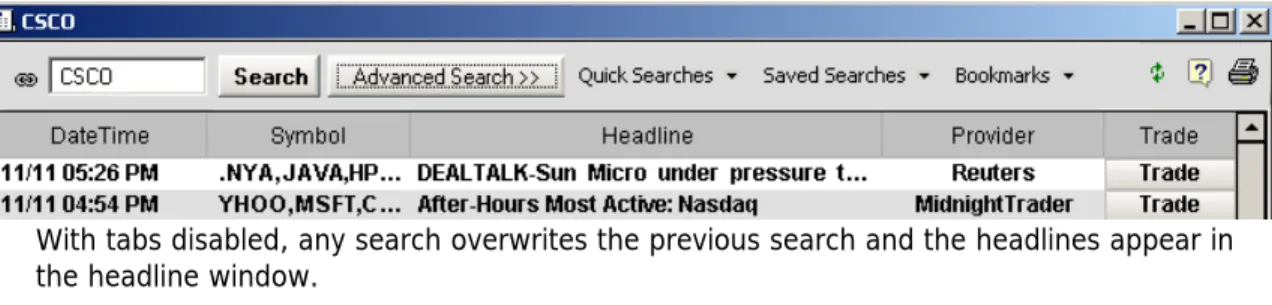 Tabs disabled 