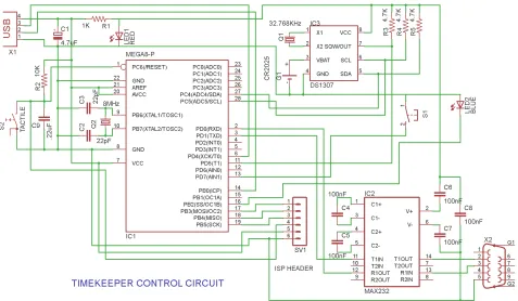 Figure 4. Circuit diagram of the control circuit. 