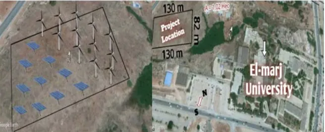 Figure 1. Geographical map of area (Proposed location for wind-solar hybrid power plant)