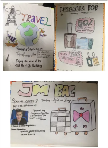 Fig. 4 Examples of Students’ Artefacts