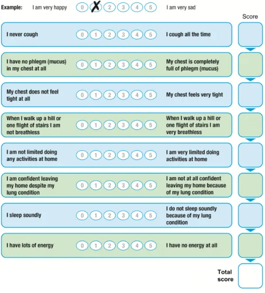 Figure S3 COPD assessment Test.