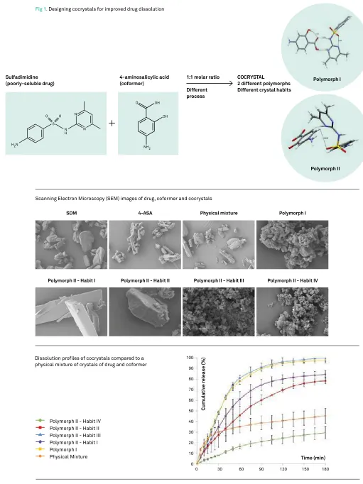 Fig 1. Designing cocrystals for improved drug dissolution