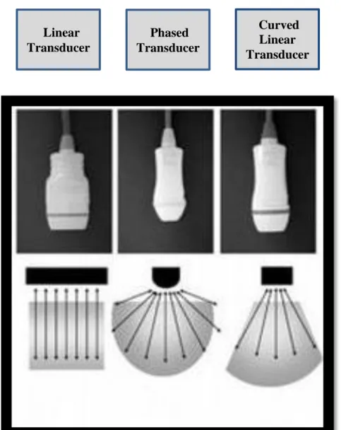 Figure 2.2 : Transducer types based on [20]. 