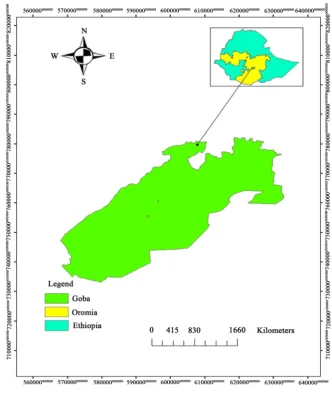 Figure 1. Map of the study area. 