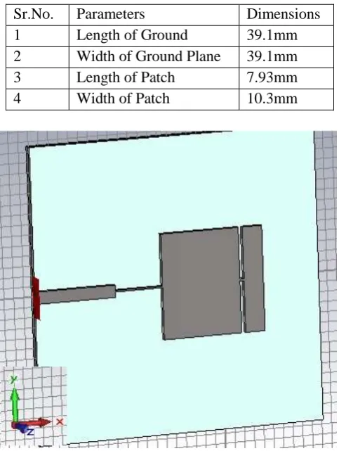 Table 1 below. This design is best suited for 9.4GHz frequency range.  
