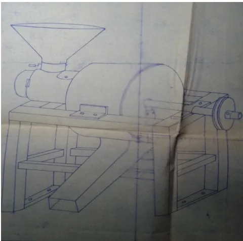 Fig.3 Isometric Diagram of New Machine 