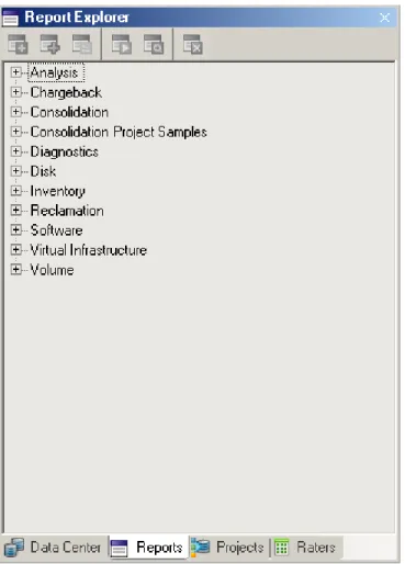 Figure 2-2    Report Explorer