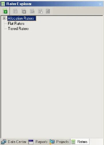 Figure 2-4    Raters Explorer