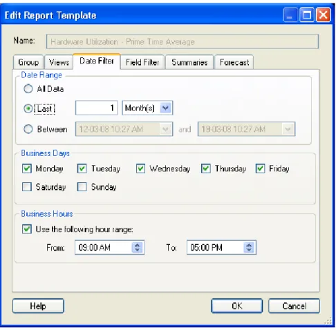 Figure 5-4    Date Filter Tab