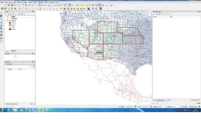 Figure 2: QGIS user interface