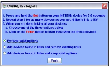 Figure 13: Linking Options 