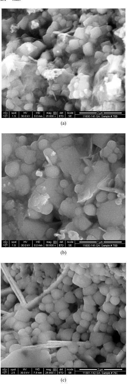 Table 2. LBCF cathode powders prepared by Sol-Gel proc-ess. 