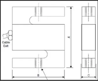 Figure 9. Load Cell Transducer (S Shape)