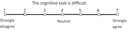 Table 2 summarizes the perceived difficulty ratings for