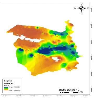 Fig. 6.c: Interpolated map of studied area based on soil  