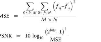 Fig. 7 The original image and the color phantom image finallyobtained by the preprocessing algorithm