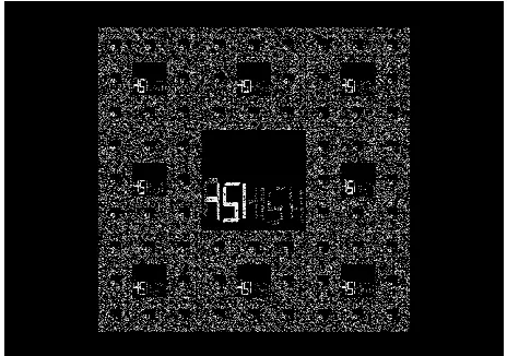 Fig 3: Fractal generated after 5 iteration with four fix points 