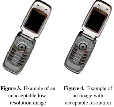 Figure 3.  Example of an unacceptable low-