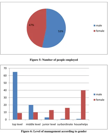 Figure 5: Number of people employed   