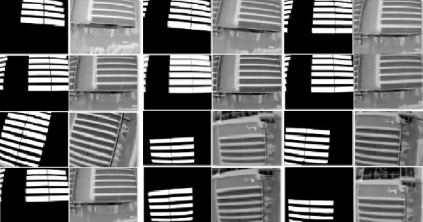 Figure 3 Example images from the studied dataset along with their masks 